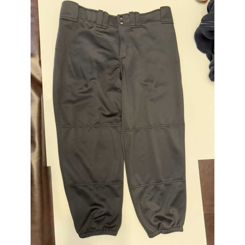 Mizuno Softball Women's Black Elastic Padded Bottom Double Knee in Size XL NEW